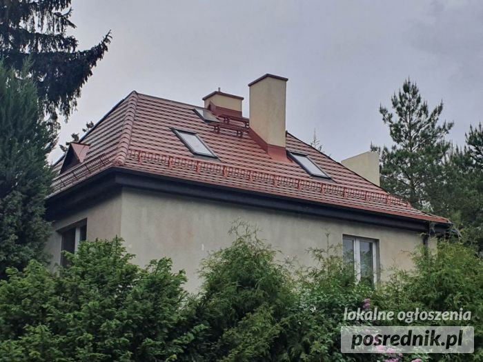 Usługi dekarskie Remonty dachów Obróbki blacharskie
