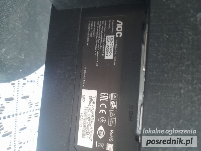 Sprzedam Monitor AOC