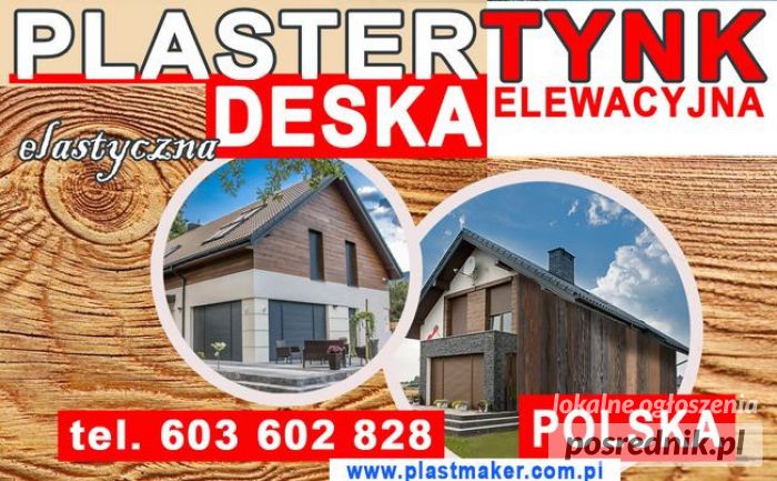 Elastyczna deska elewacyjna /Nowoczesny system dekoracji elewacji