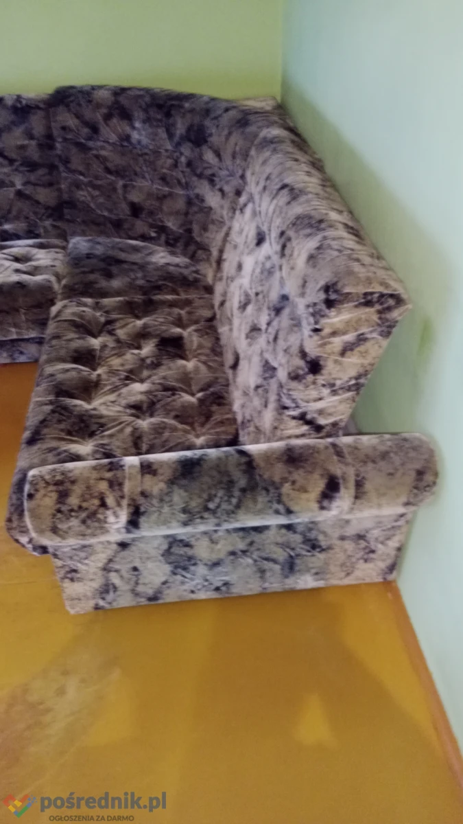 Narożnik do salonu z funkcją spania