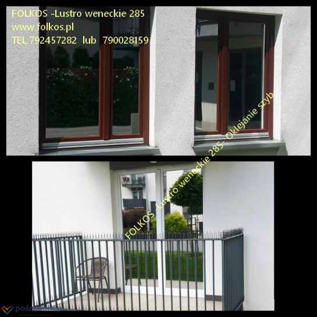 Folia lustro weneckie Warszawa - Widzisz nie będąc widzianym , folia wenecka na okna w mieszkaniu, domu, biurze, sklepie....Oklejamy