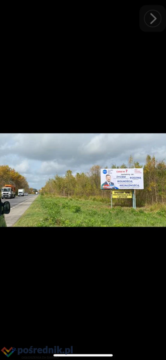 Konstrukcję podświetlaną -miejsce na reklamę 5x 4 m , 6x4m , 6x3m Częstochowa Rocha 328-330