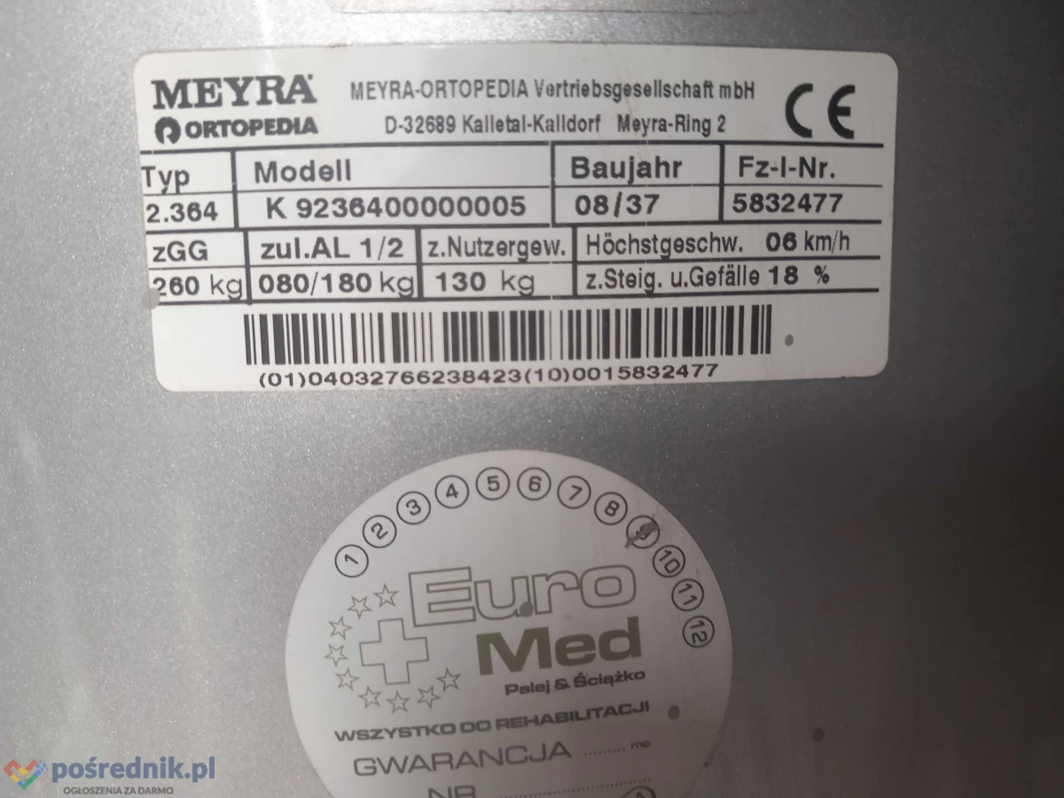 Sprzedam skuter inwalidzki elektryczny meyra