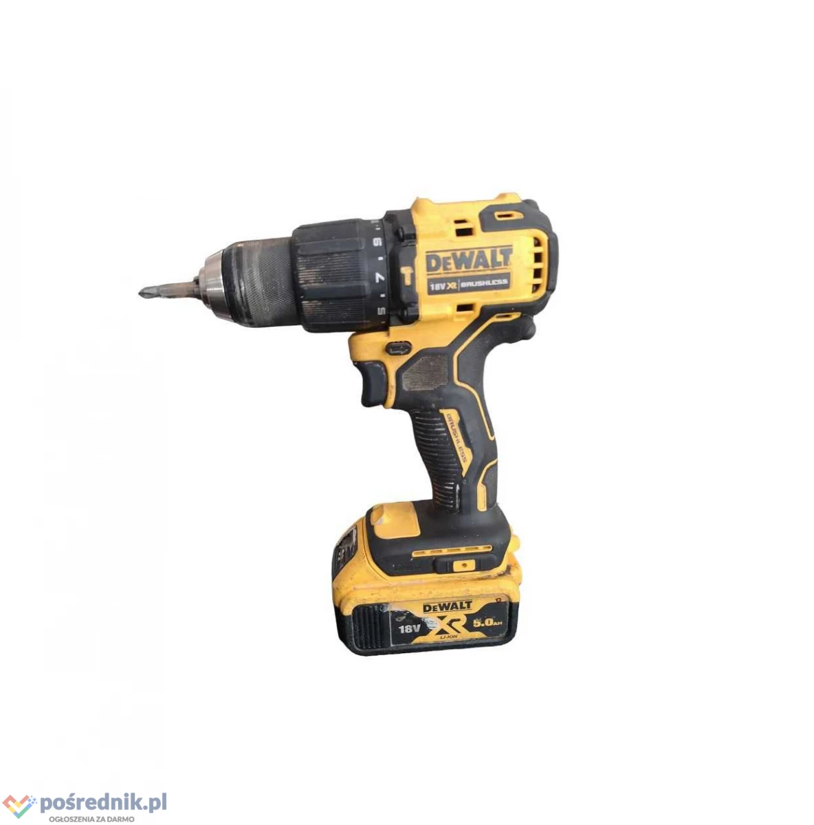 Wiertarko-wkrętarka z udarem DeWALT DCD709 type 2 18V XR/Nowy Lombard