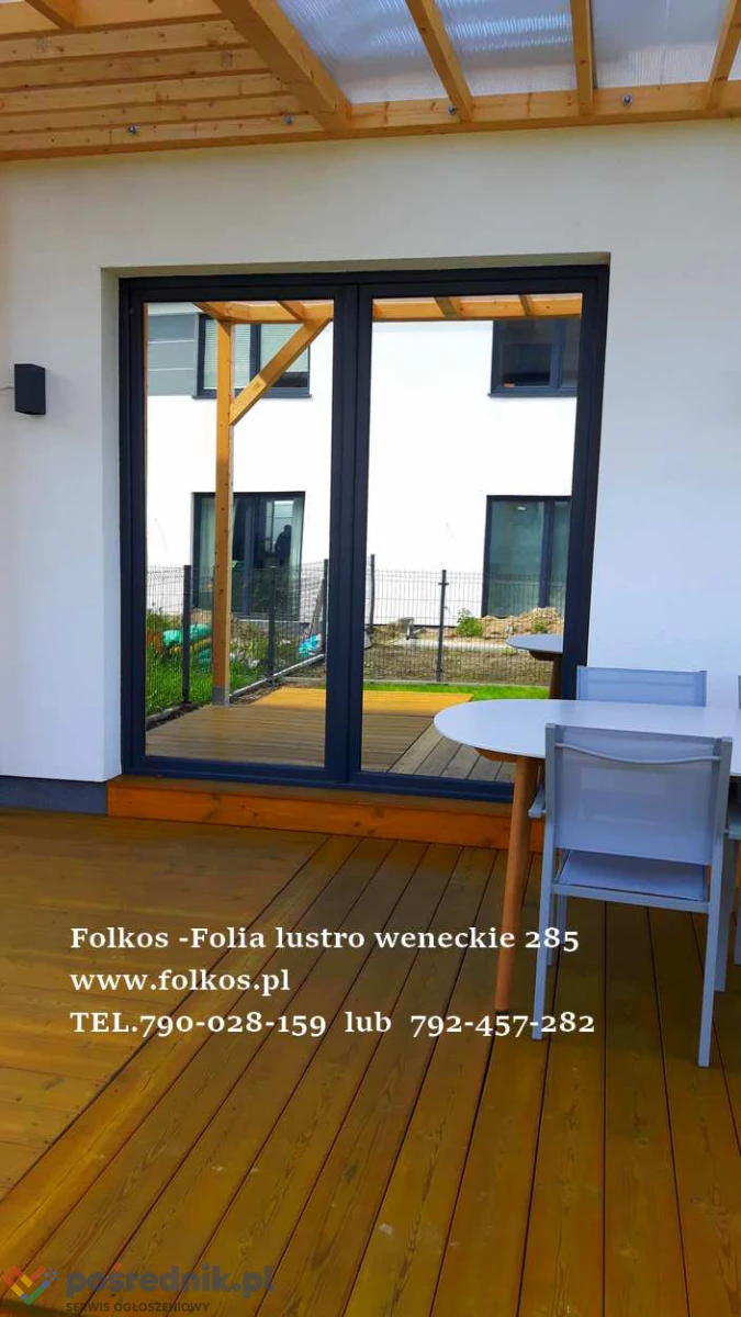 Folkos folie weneckie na okna - Folia lustro weneckie Łomianki- oklejamy mieszkania, domy, sklepy, biura, szkoły, magazyny