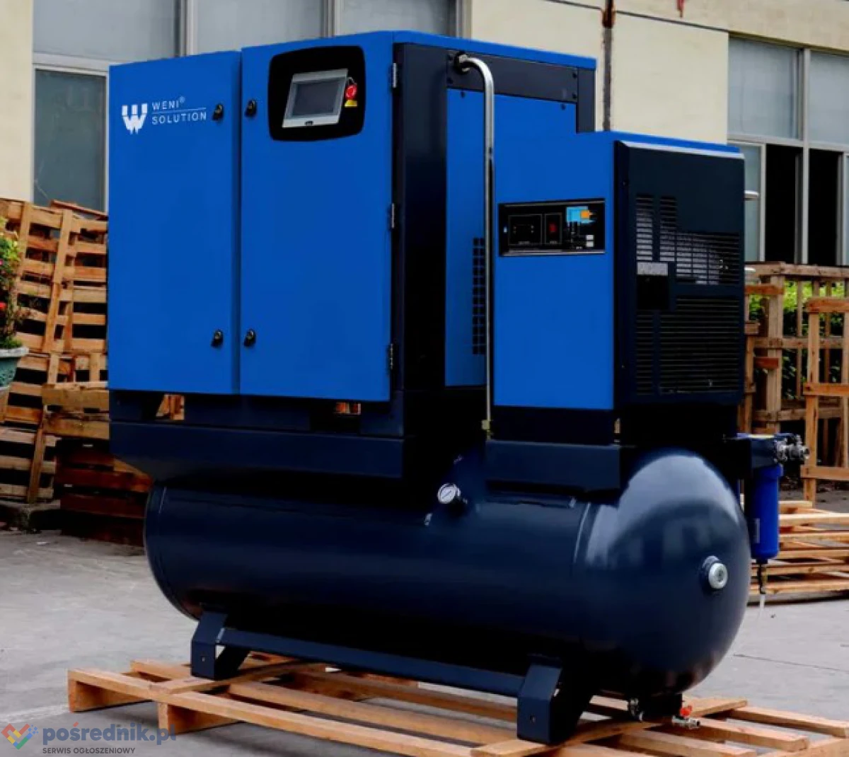 Sprężarka śrubowa 16bar 500l