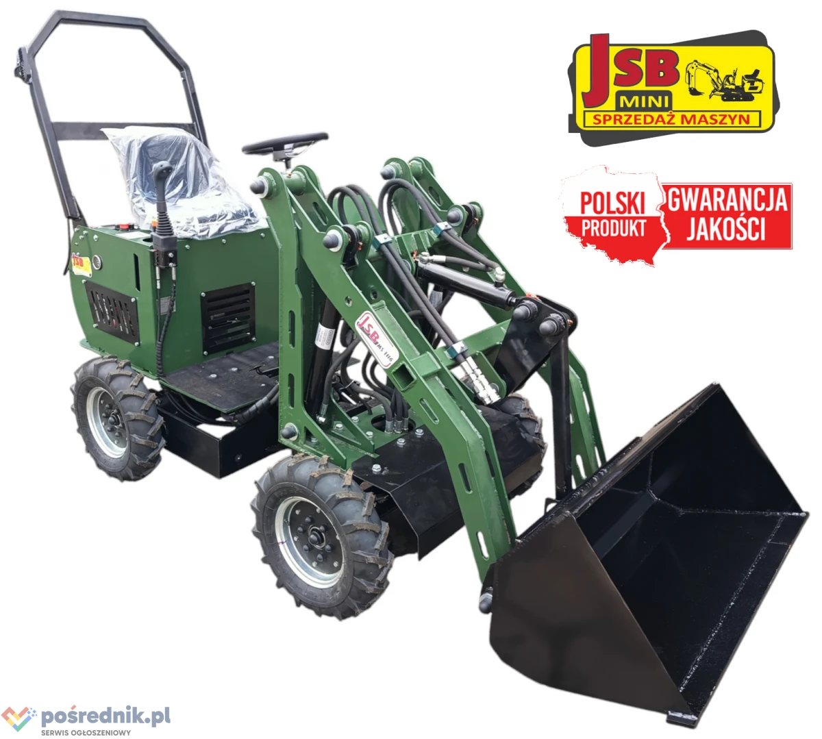 Mini Ładowarka kołowa przegubowa łamana MS-L116KN JSB - Nowa 2025