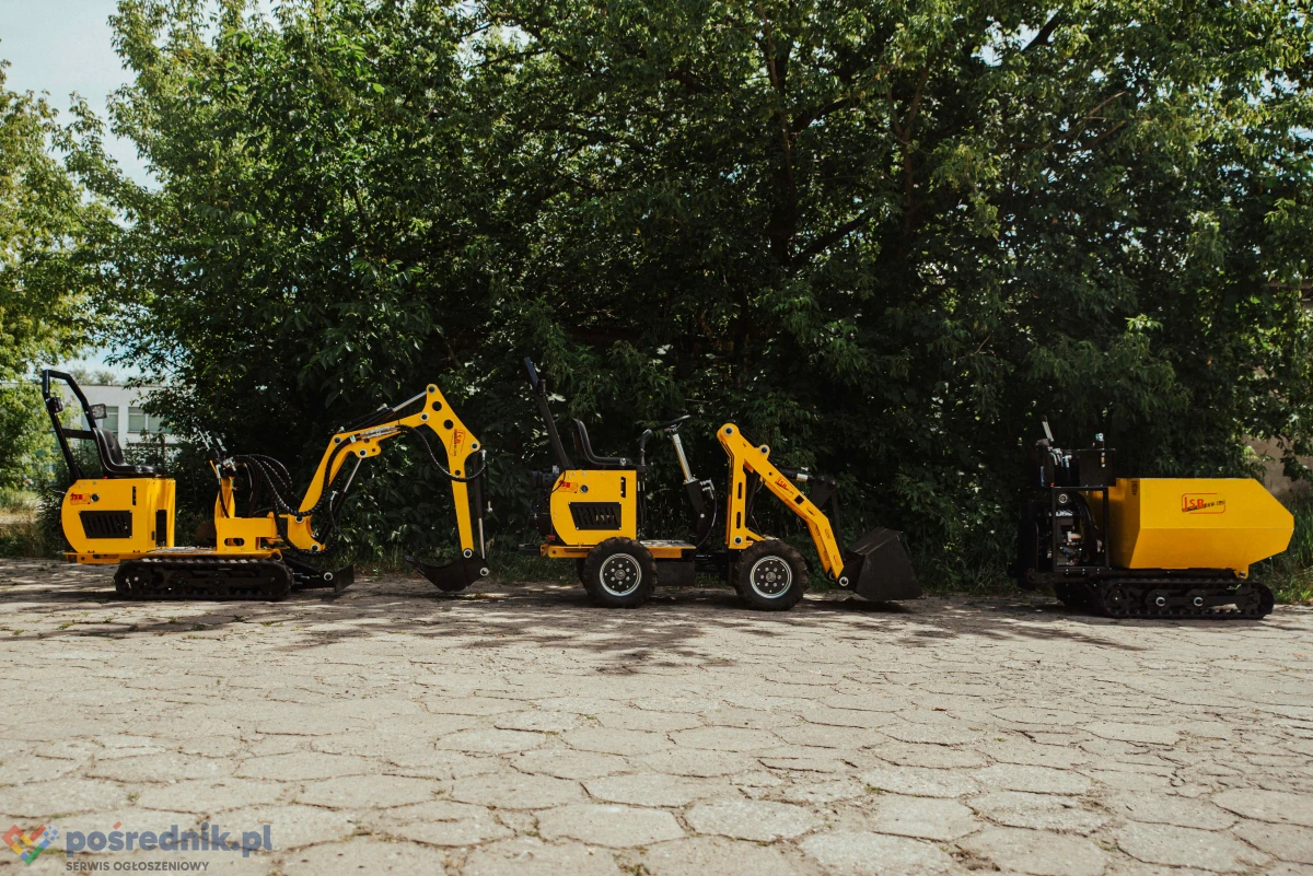 Mini Ładowarka kołowa z prostym ramieniem MS-L113FS JSB - Nowa 2025