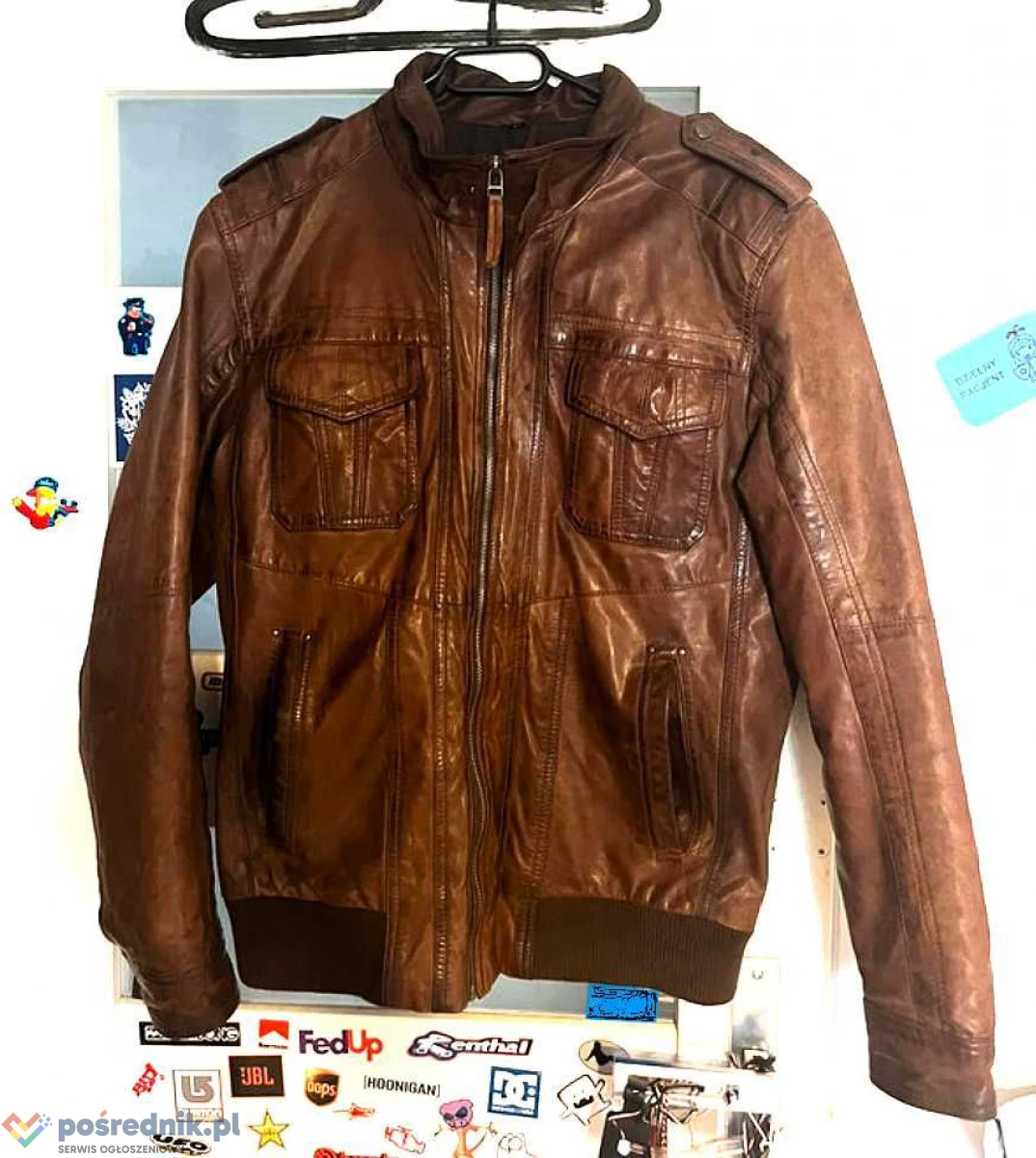Kurtka Skórzana Kultowej Marki „ Authentic Clothing Company ” r.(M/L).
