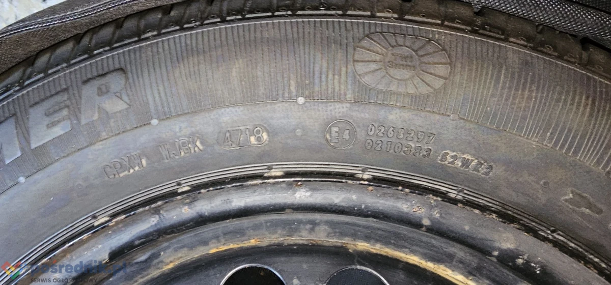 Opel Astra J. Koło dojazdowe z pokrowcem 205/60 R 16