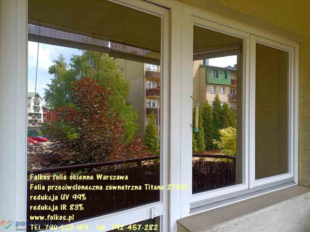 Folie przeciwsłoneczne Warszawa - Folkos folia Silver 35 Xtra, Silver 20 Xtra, Chrome 285XC, Chrome 270 XC, Tytan 20 Xtra, Neutral 260XC, Platine 60XC