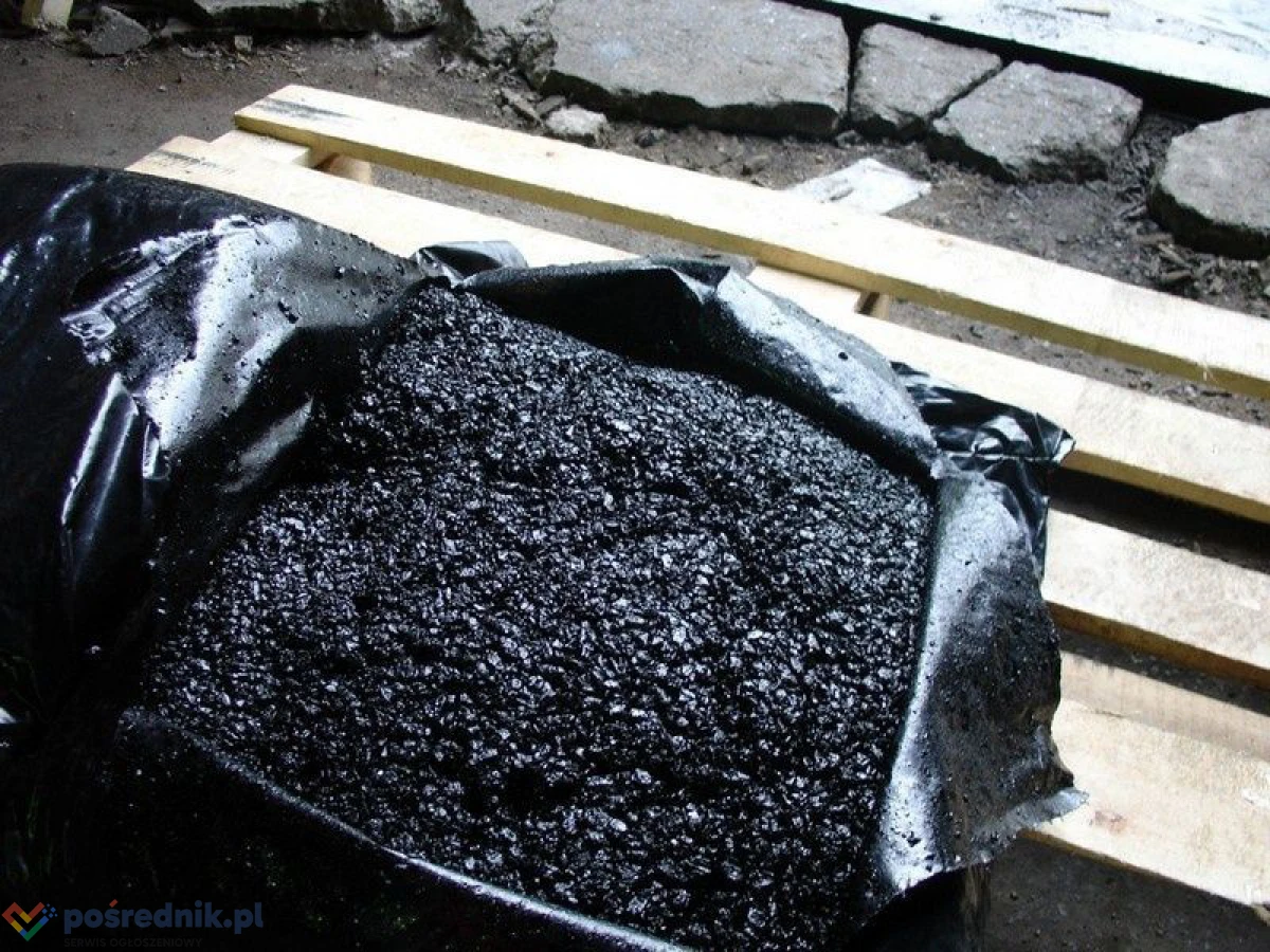 Asfalt Na Zimno "Od Ręki" Workach 25Kg Bitumiczna Mieszanka Mineralna