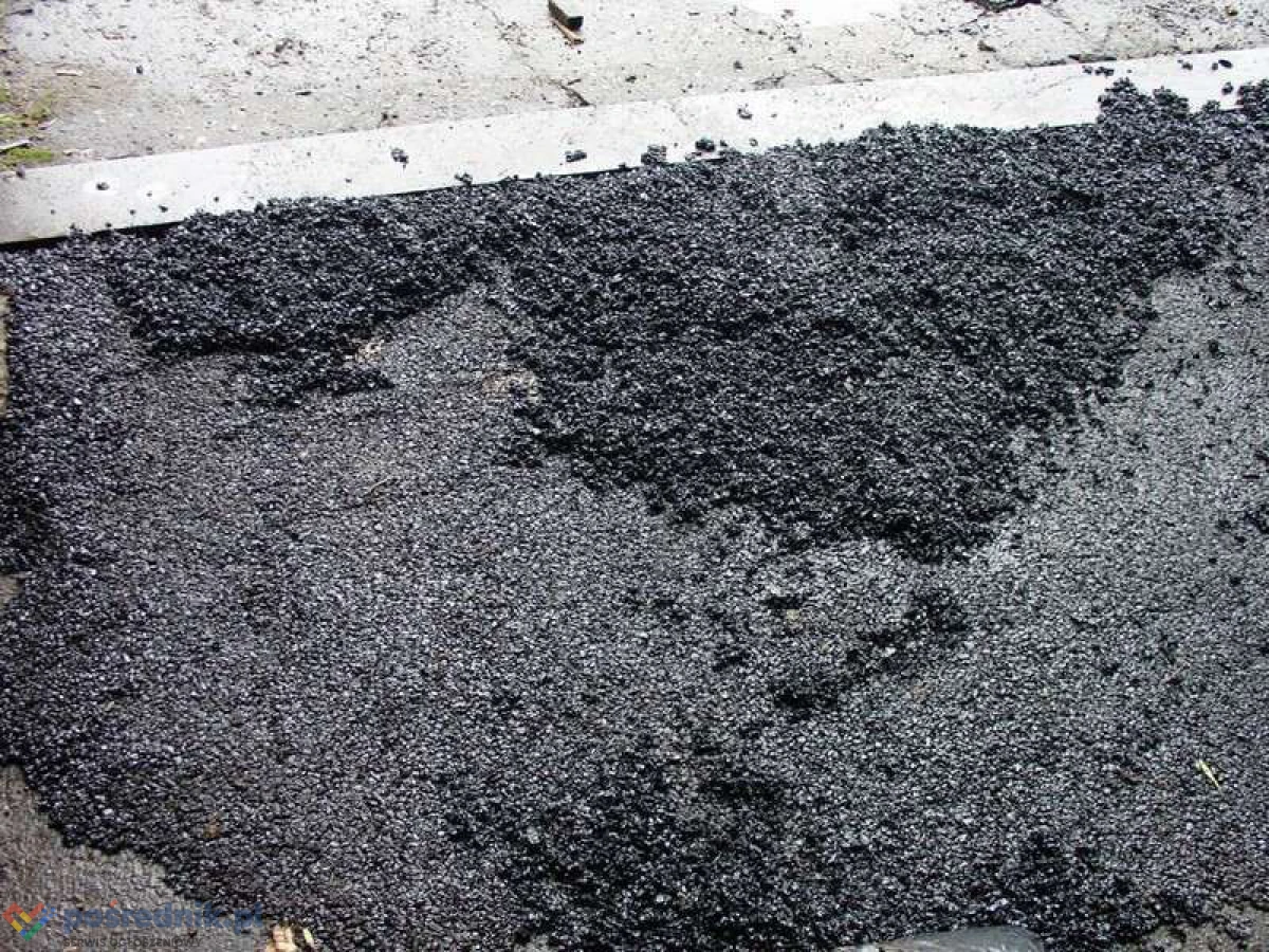 Asfalt Na Zimno "Od Ręki" Workach 25Kg Bitumiczna Mieszanka Mineralna