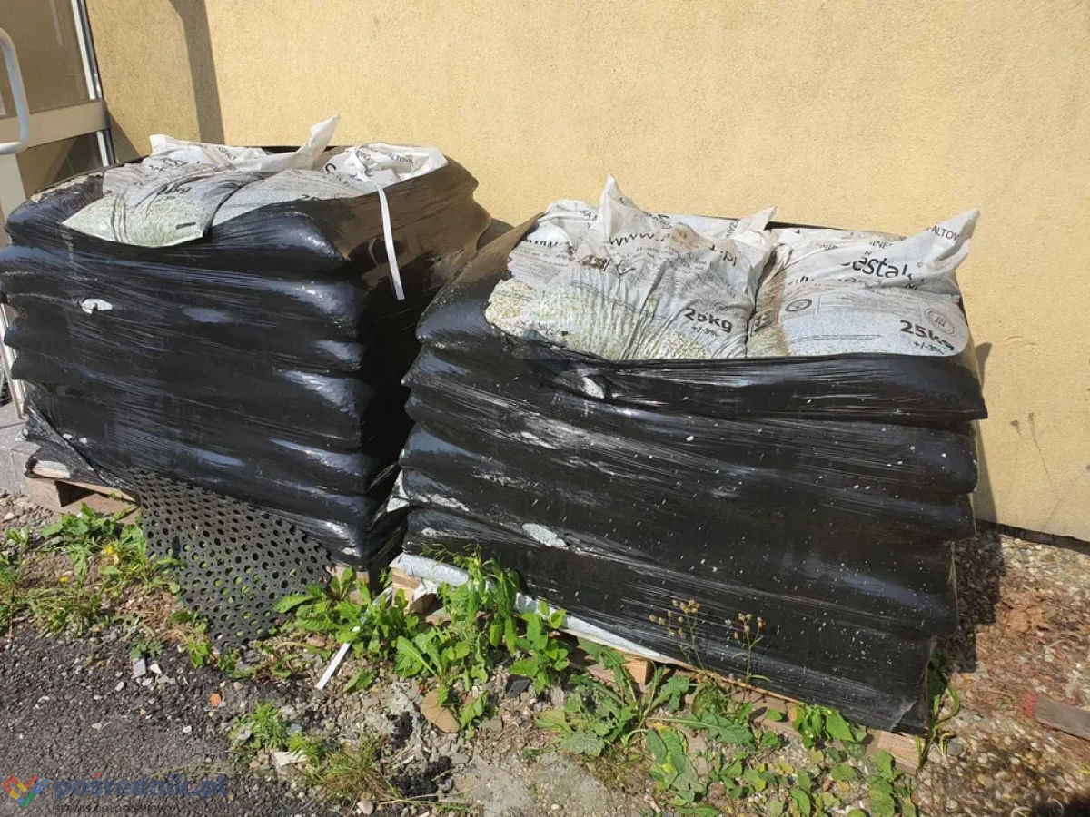Asfalt Na Zimno "Od Ręki" Workach 25Kg Bitumiczna Mieszanka Mineralna