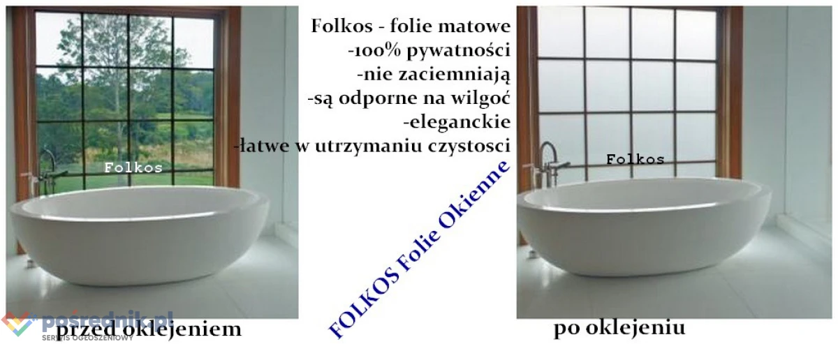 Zasłaniamy to co ma być niewidoczne - Folie matowe na okna łazienkowe Warszawa - Folie prywatyzująca do łazienki, sypialni folie na okna, drzwi...