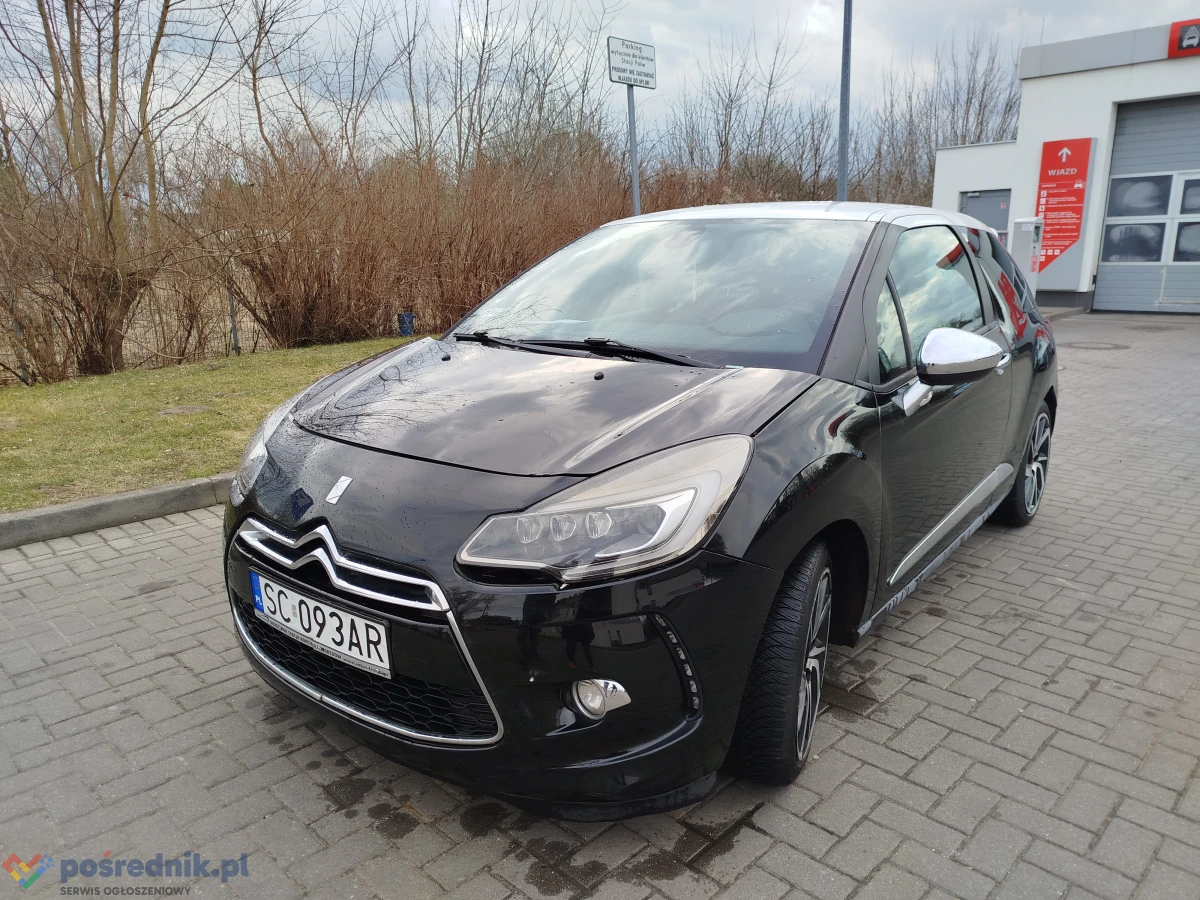 Citroen DS3 1,6 eHdi 2011 158tys czarny