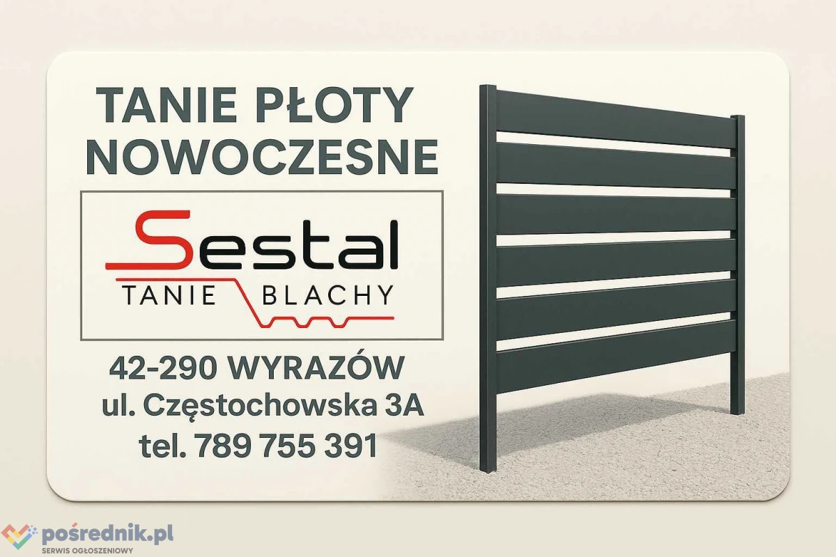 Ogrodzenie Panelowe 2,5 długie 1.5 wysokie