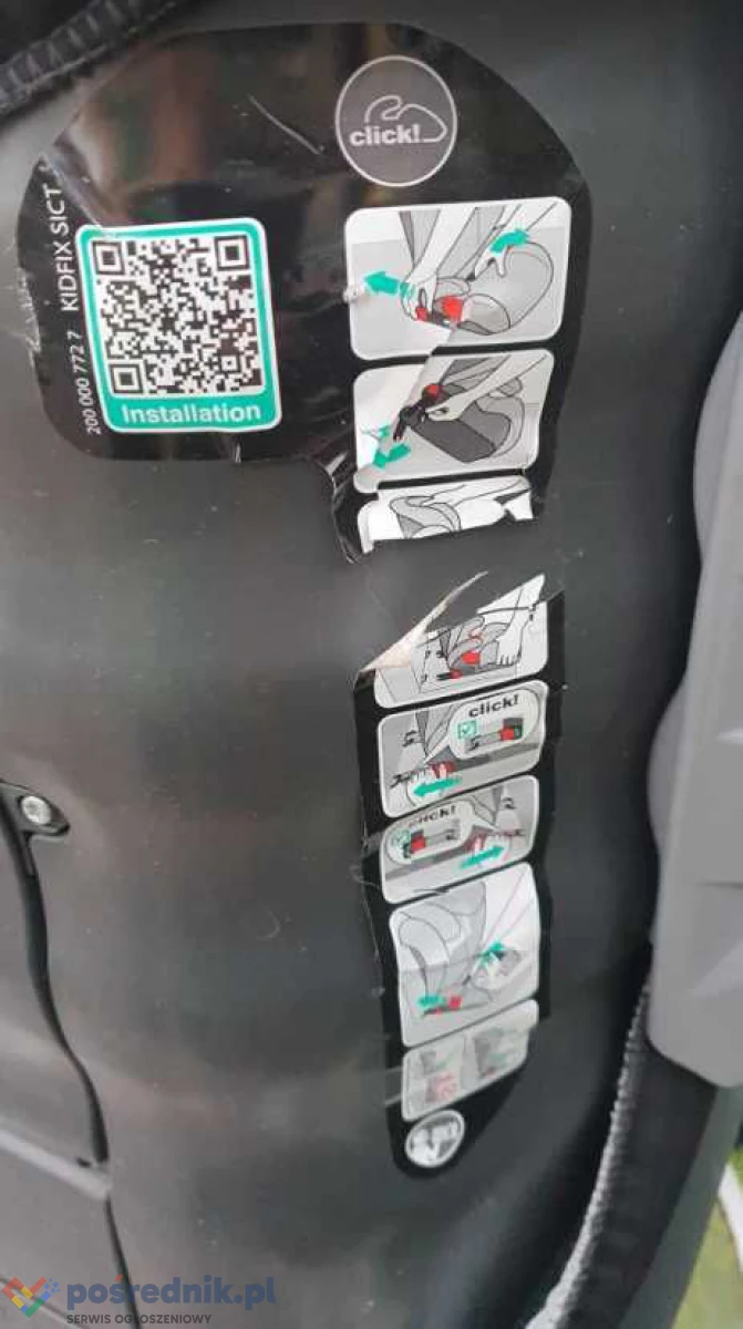 Fotelik Romer Kidfix Sict 15-36 kg z isofix