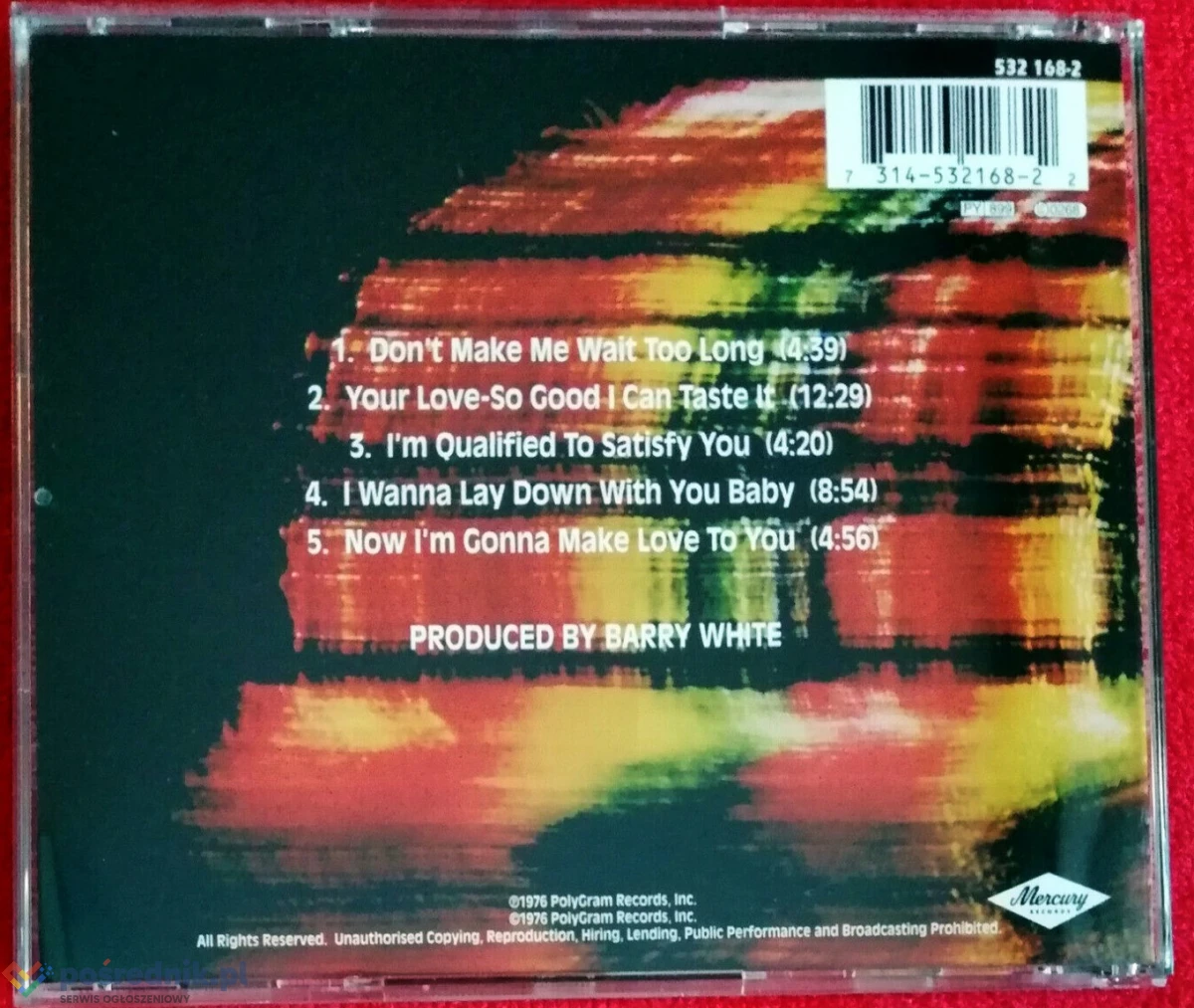 BARRY WHITE IS THIS WHATCHA WONT? NOWA UNIKAT
