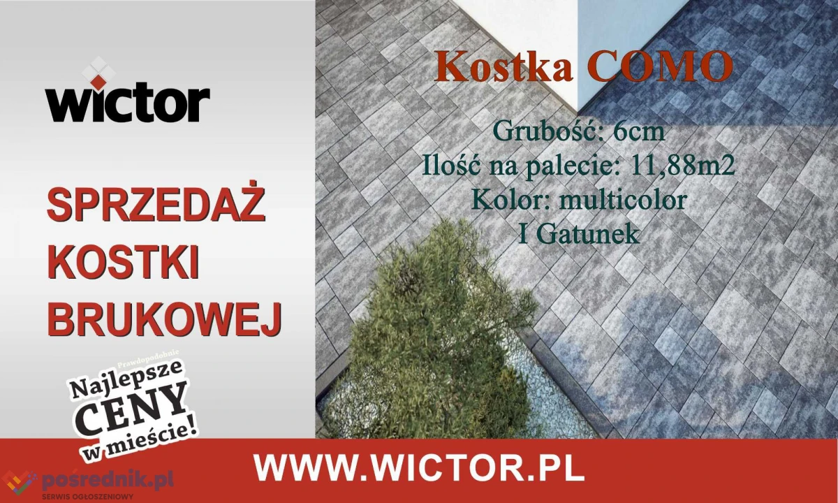 Kostka brukowa Como BRUK - sprzedaż kostki brukowej