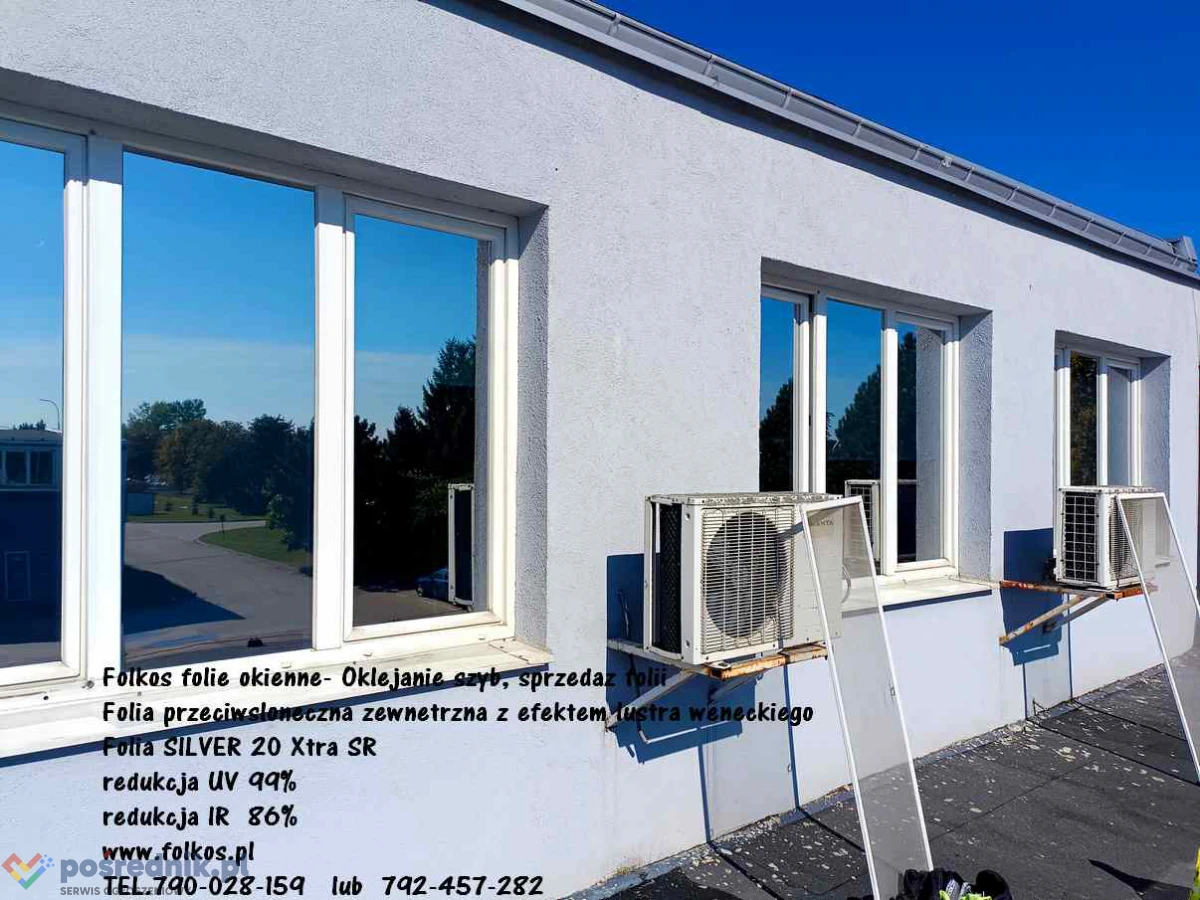 Folkos - Profesjonalne folie okienne Warszawa - Usługa oklejania szyb folią -Folie z usługą oklejania szyb -wystawiam F VAT