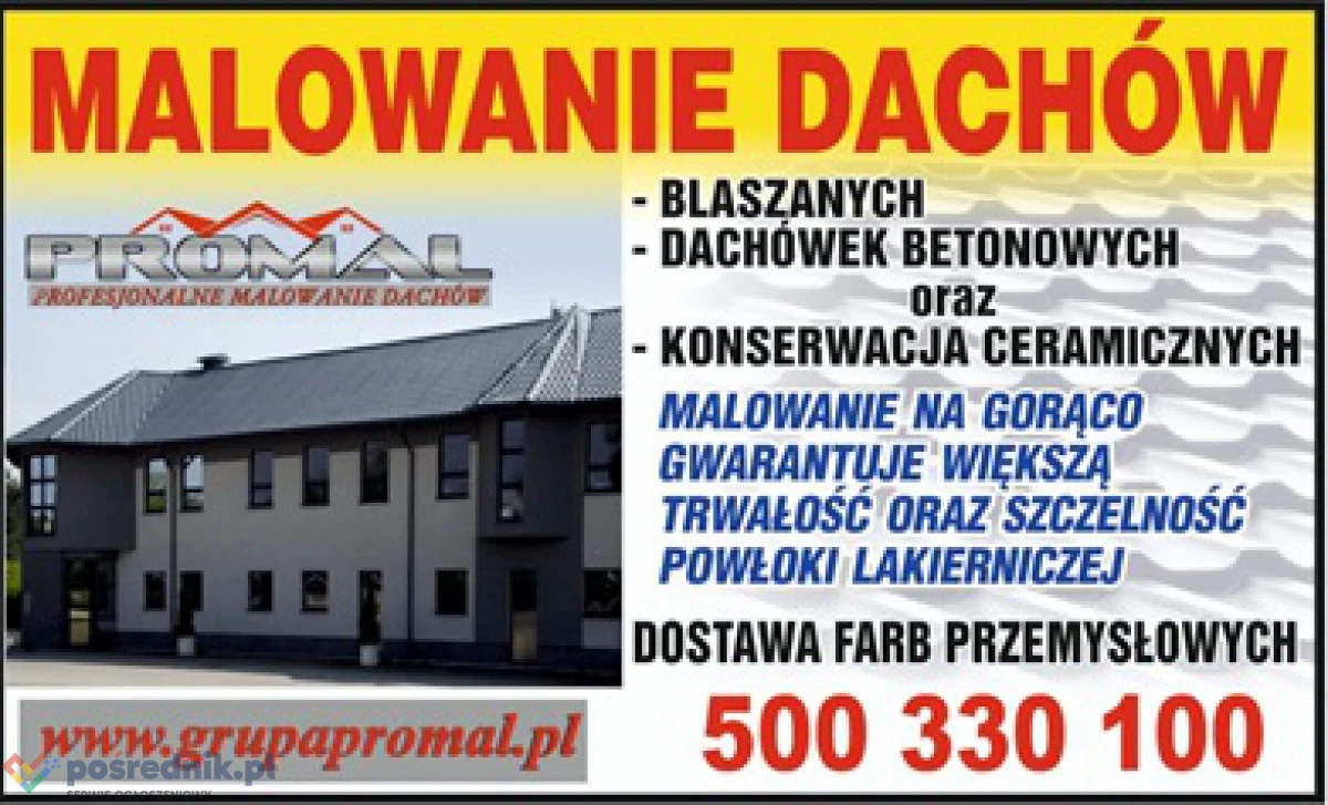 MALOWANIE DACHÓW, DACHU , DACHÓWEK, BLACHODACHÓWEK, GONTU, BLACHY