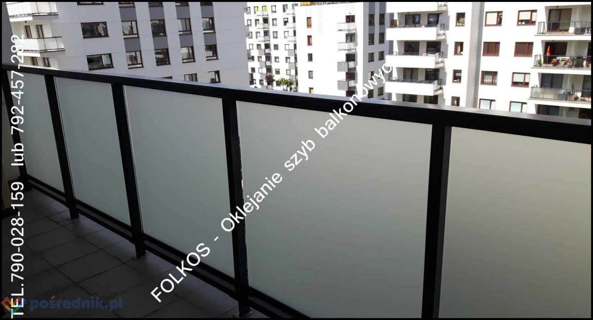 Oklejamy balkony Warszawa Batalionów Chłopskich, Lazurowa, Łokuciewskiego, Dywizjonu 303, Morcinka....Folie na balkon Warszawa -Usługa oklejania