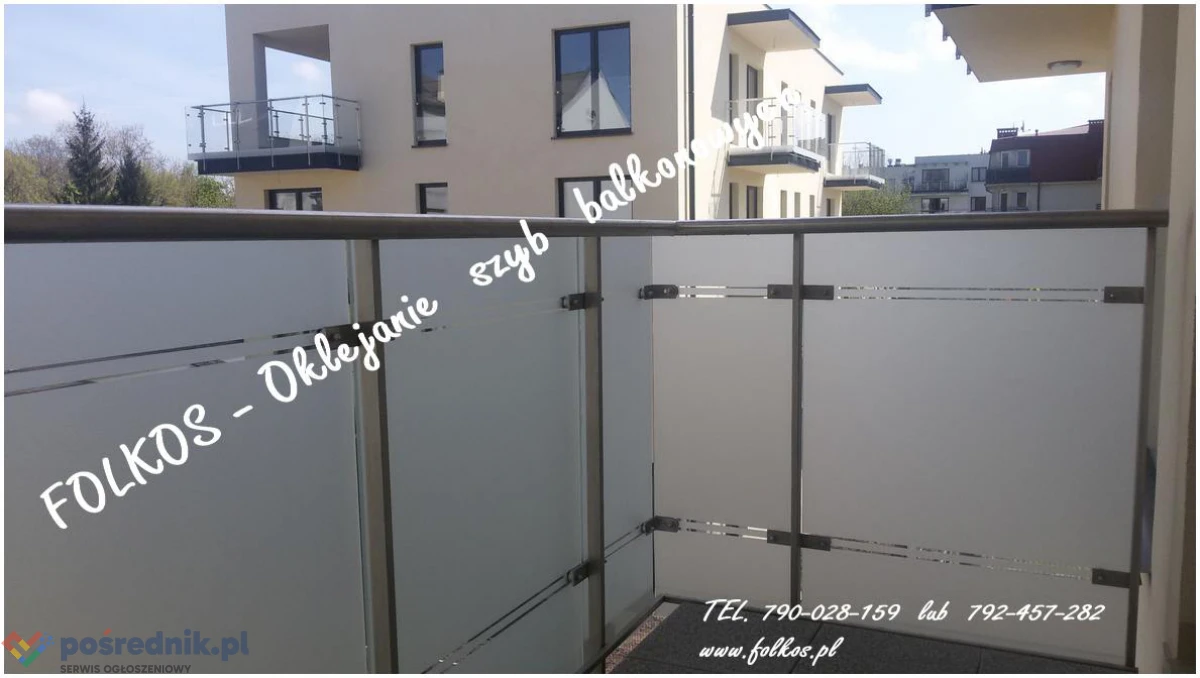 Oklejamy balkony Warszawa Batalionów Chłopskich, Lazurowa, Łokuciewskiego, Dywizjonu 303, Morcinka....Folie na balkon Warszawa -Usługa oklejania