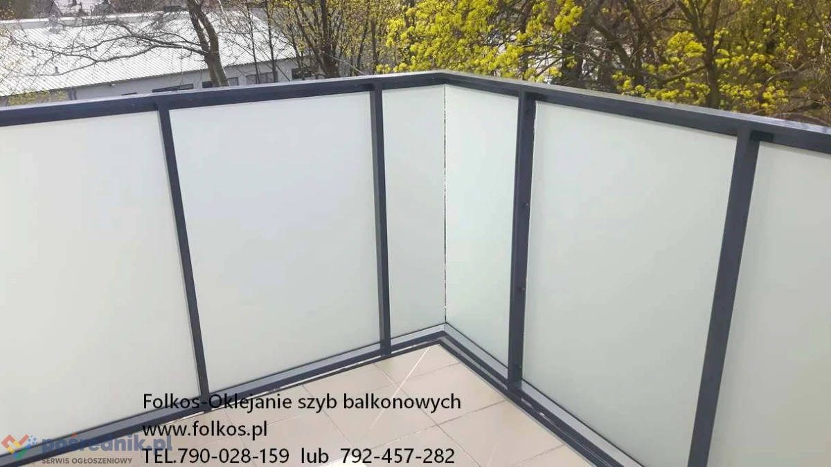 Oklejamy balkony Warszawa Batalionów Chłopskich, Lazurowa, Łokuciewskiego, Dywizjonu 303, Morcinka....Folie na balkon Warszawa -Usługa oklejania