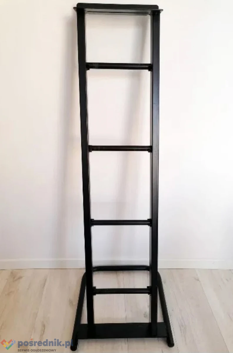 Stojak do Ekspozycji Kabli Metalowy Czarny Jak Nowy