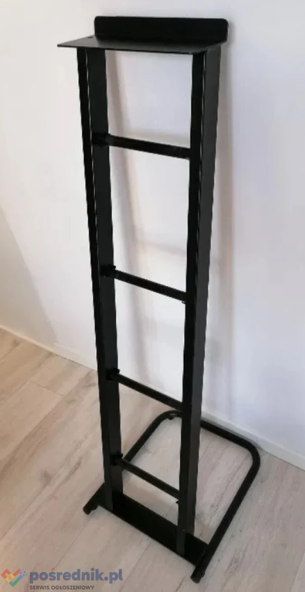 Stojak do Ekspozycji Kabli Metalowy Czarny Jak Nowy