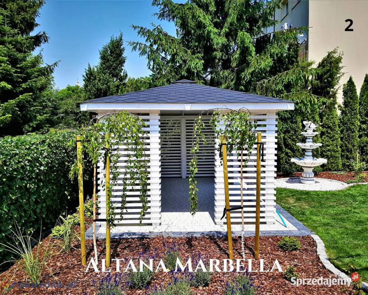 Altana drewniana nowoczesna Marbella. Szybka realizacja. Producent