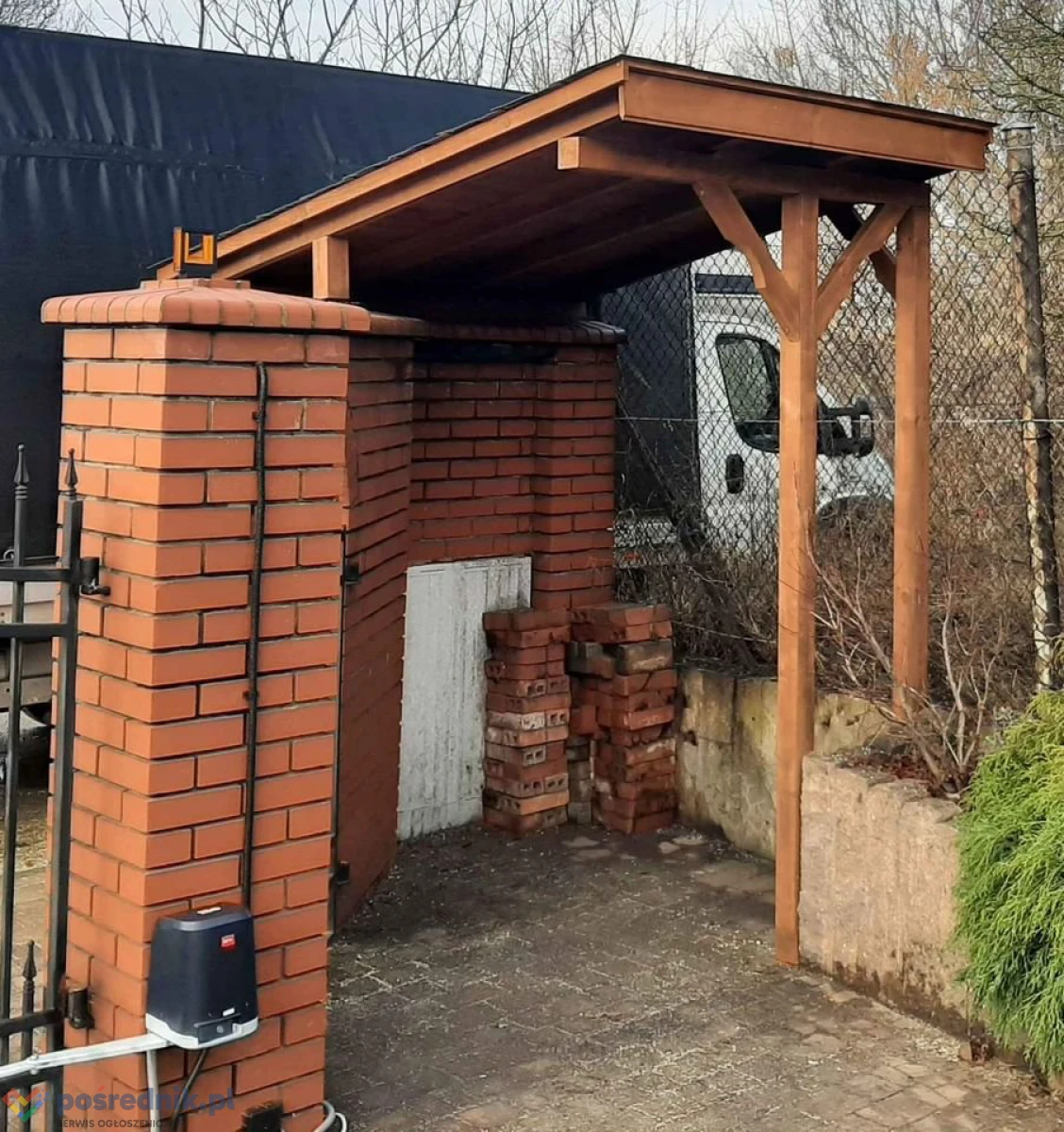 Wiata na samochód garażowa drewniana carport. KAŻDY wymiar. Prosto od producenta, bez pośredników