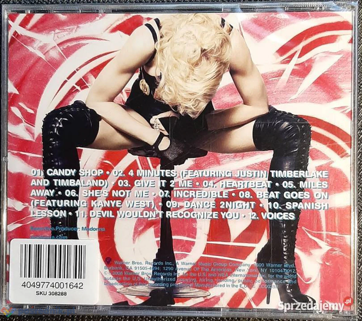 CD Nowa-Polecam Wspaniały Album CD MADONNA - Album Hard Candy