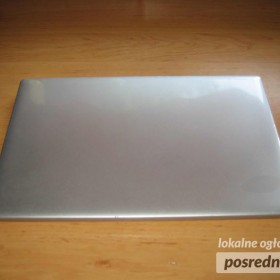 Nowy laptop slim bialy srebrny pods klaw. matryca ips full H