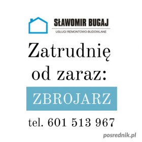 ZBROJARZ, pracownik budowlany, budowlaniec, dam pracę Częstochowa