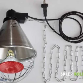 Oprawa lampy grzewczej sztuczna kwoka + promiennik regulator mocy