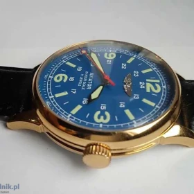 Zegarek Luksusowy AWIATOR GOLD Produkt Automatic