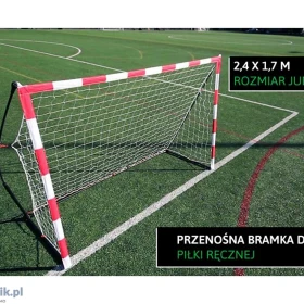 Bramka Quickplay do piłka ręczna Handball Junior 2,4x1,7m Senior 3x2m