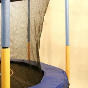 Trampolina HUDORA 140 cm dla dzieci bezpieczna różowa