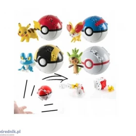 POKEMON zestaw 4sz Figurka + Pokeball DUŻE