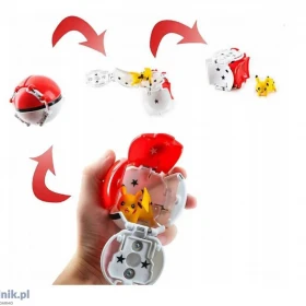 POKEMON zestaw 4sz Figurka + Pokeball DUŻE