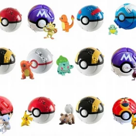 POKEMON zestaw 4sz Figurka + Pokeball DUŻE