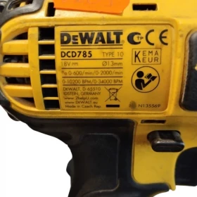 Wkrętarka z udarem DeWALT 18V XR Li-on  DCD785/ Nowy Lombard / Cz-wa