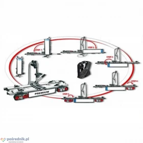 Składany bagażnik do rowerów na hak holowniczy Premium III EUFAB
