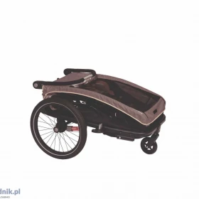 Przyczepa wózek dla dzieci 2w1 dwuosobowa XLC DUO S BS-C10 amortyzacja