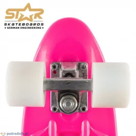 Deskorolka retro pink-white Bike Star