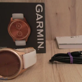 Smartwatch GARMIN Vivomove Style Złoty/Różowy