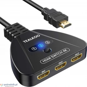 SWITCH Rozdzielacz HDMI 3 w 1 HDCP 4K*2K