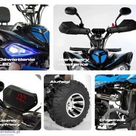 Quad 250 Bashan Manual Ciecz alusy ATV Shineray XTR Raptor Raty Dowóz